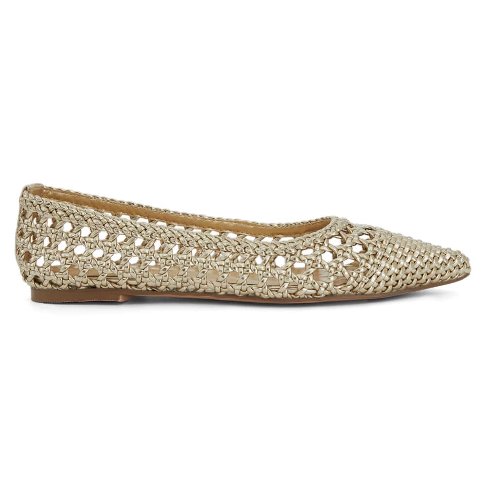 Kindle Ballet Flat in Soft Gold