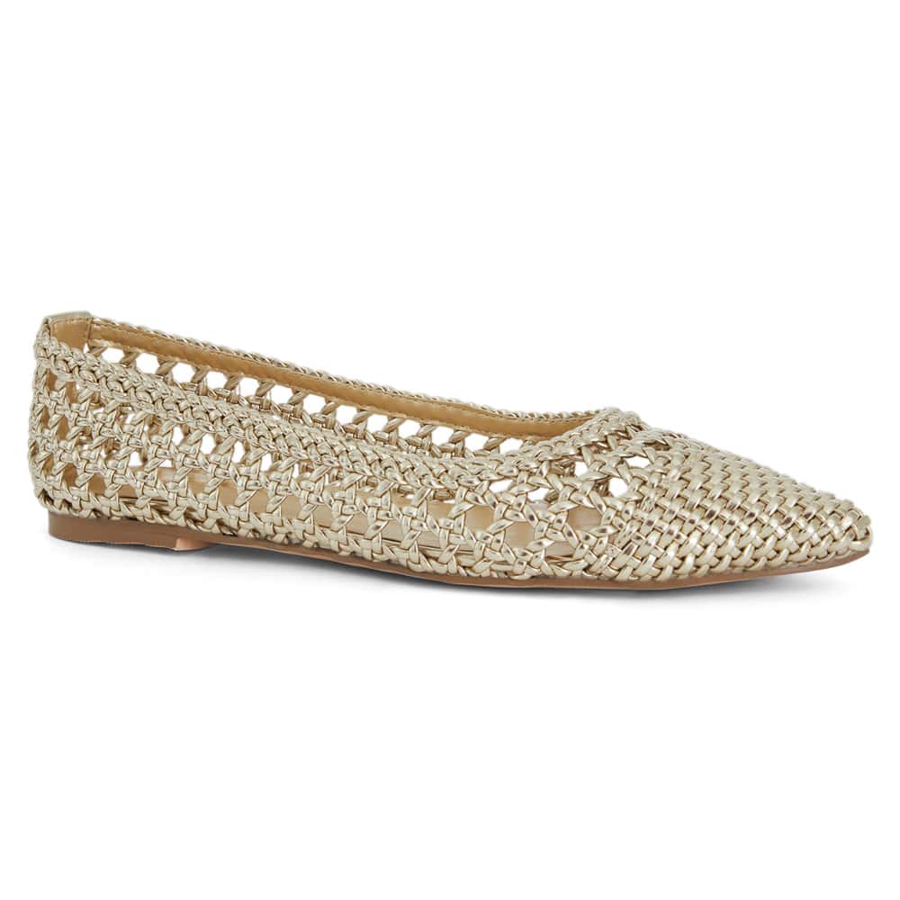 Kindle Ballet Flat in Soft Gold