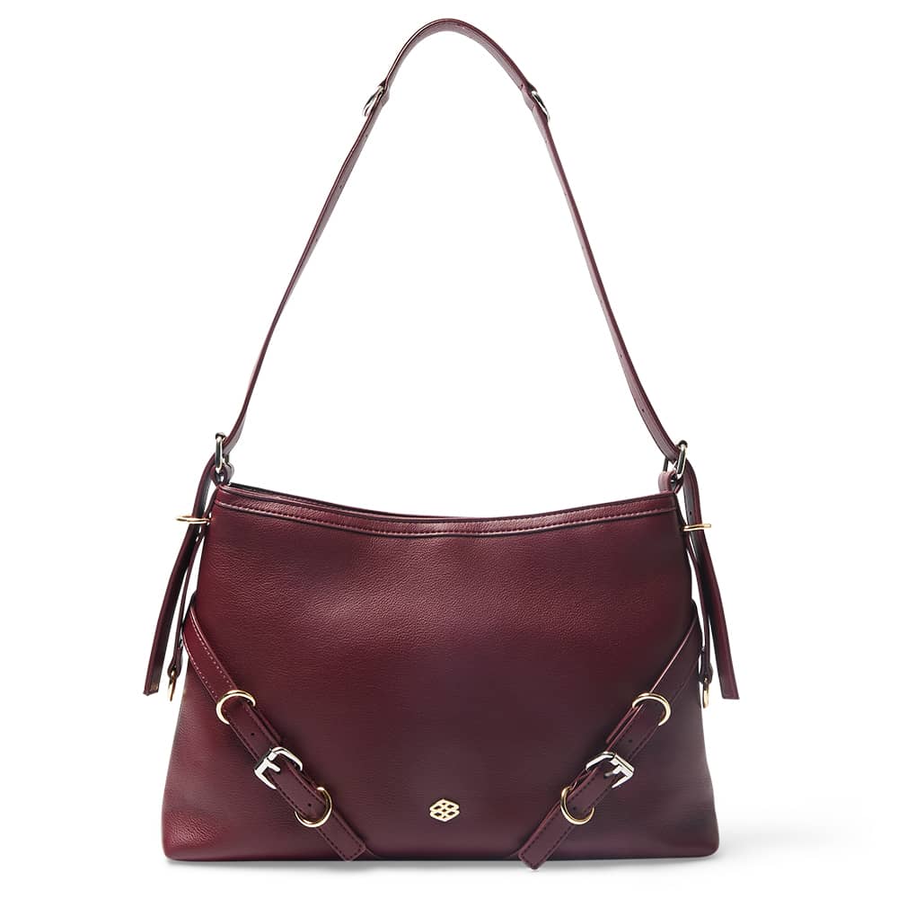 Koko Handbag in Wine Smooth Smooth