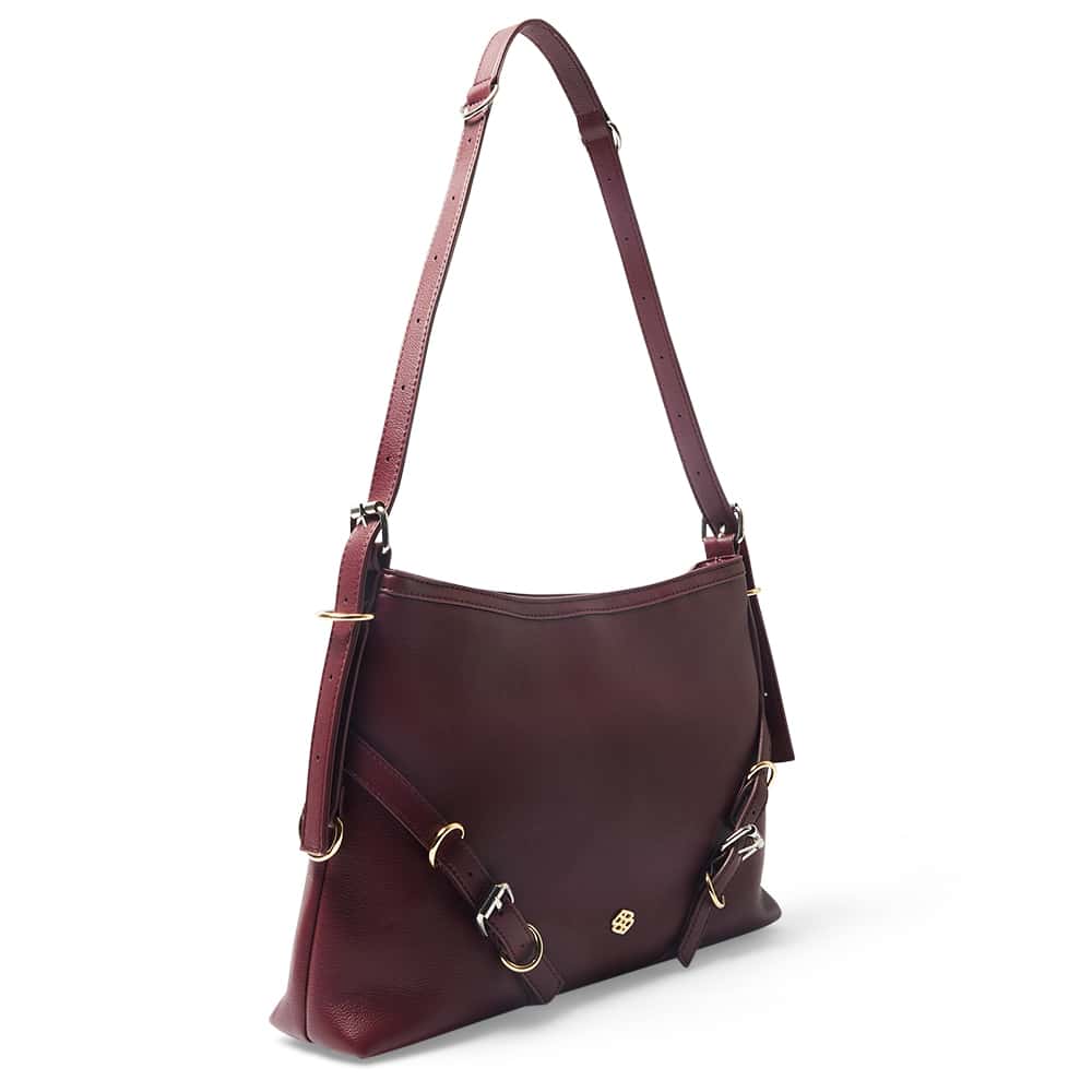 Koko Handbag in Wine Smooth Smooth
