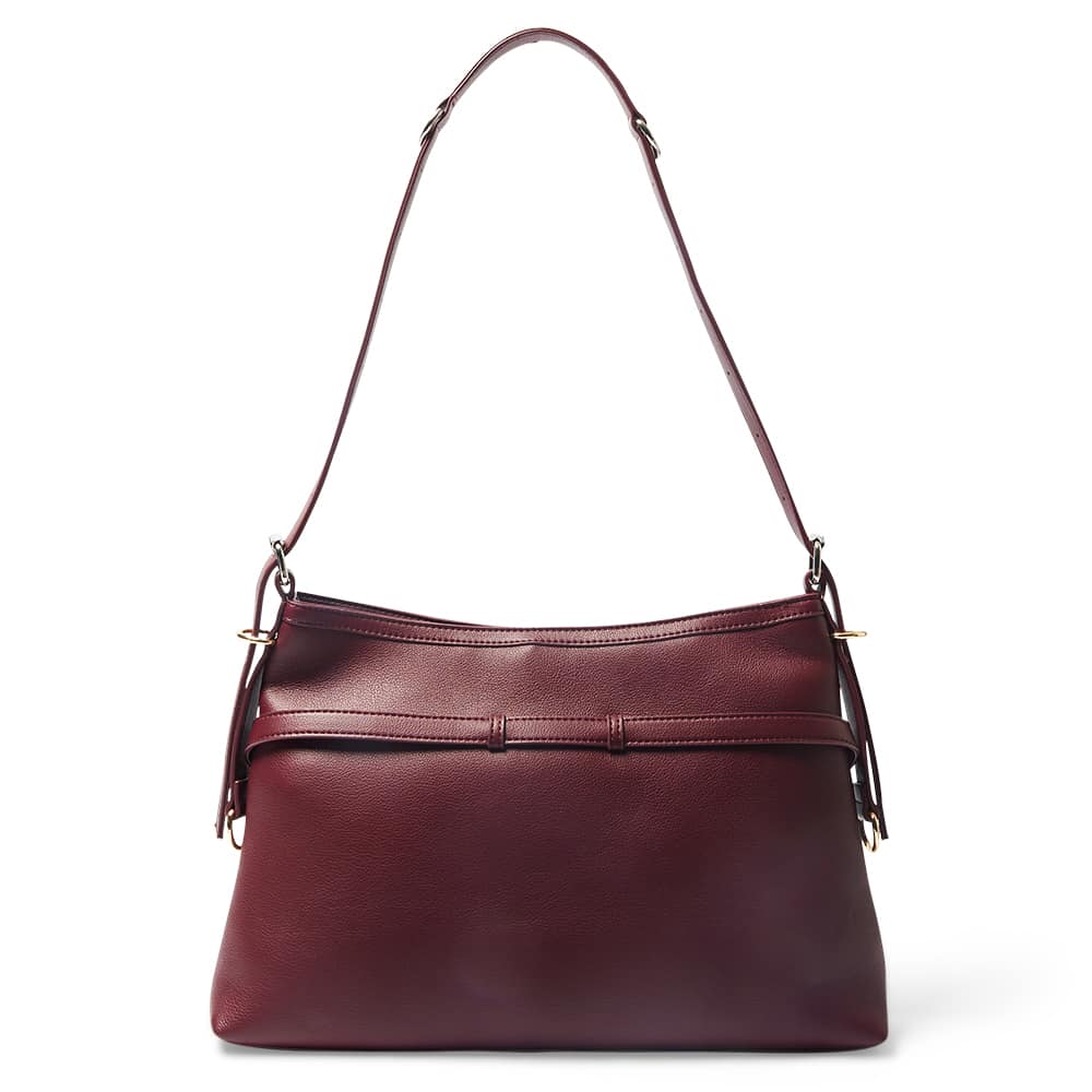 Koko Handbag in Wine Smooth Smooth