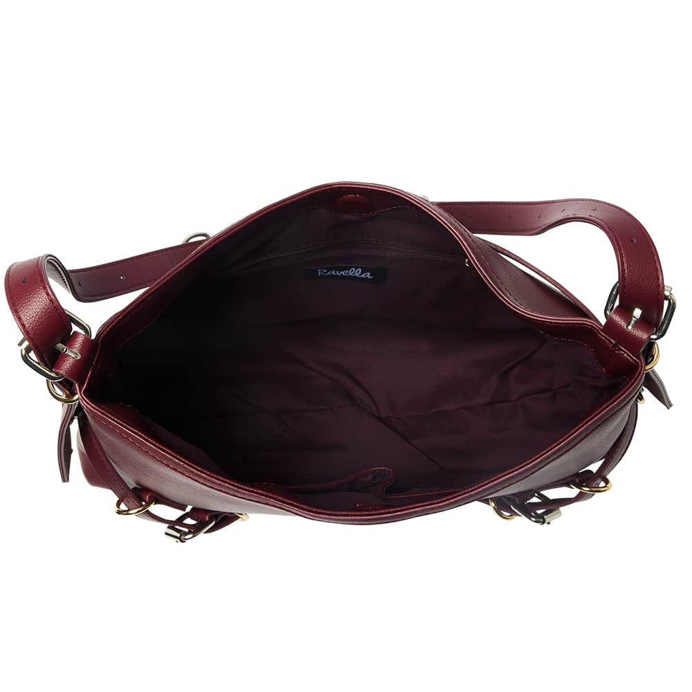 Koko Handbag in Wine Smooth Smooth