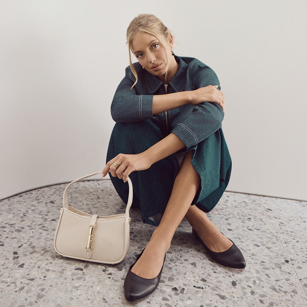 Lane Bag in Ivory Smooth