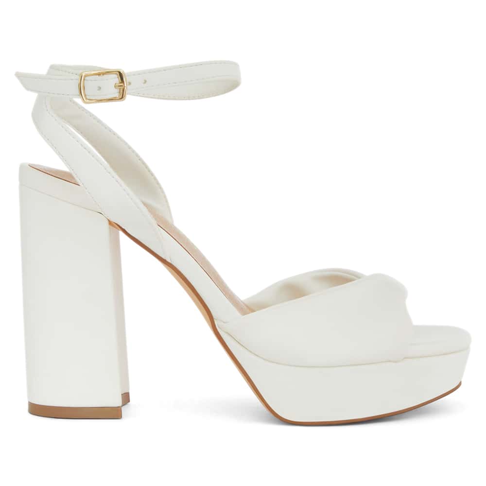 Lapelle Heel in White