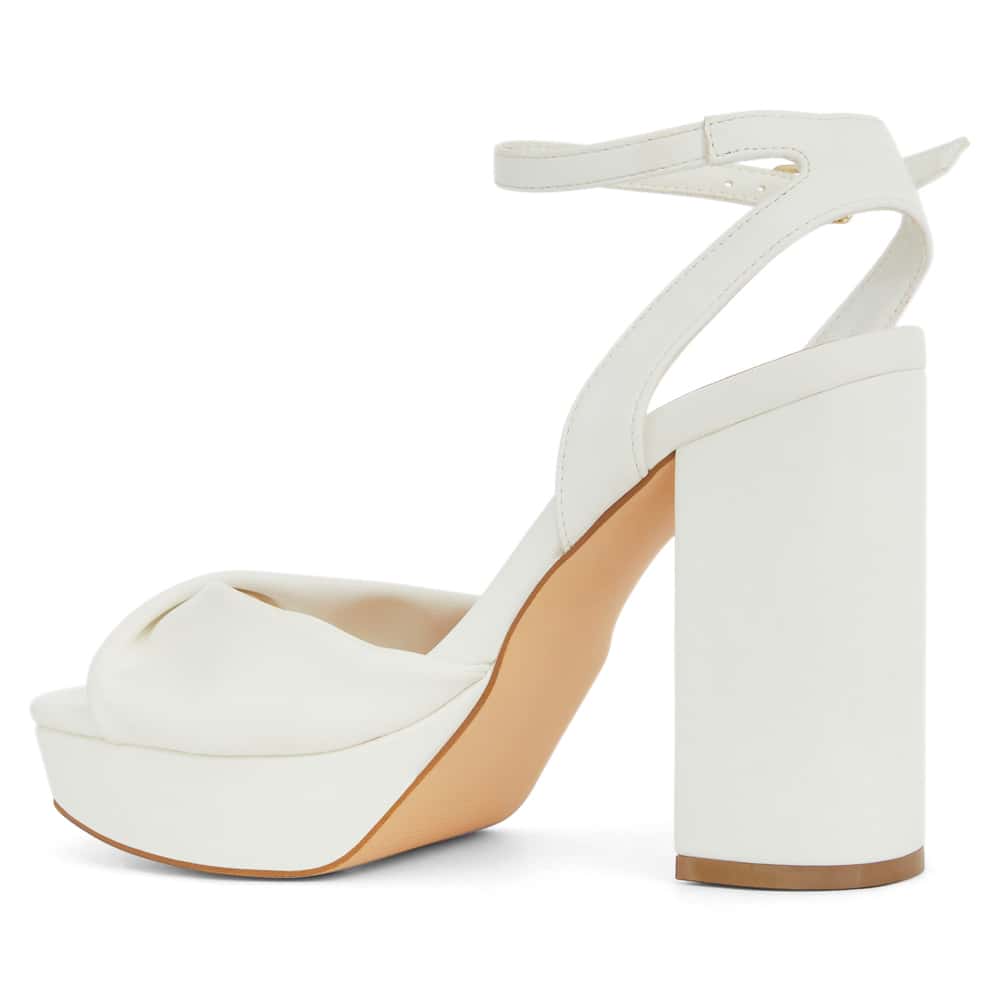 Lapelle Heel in White