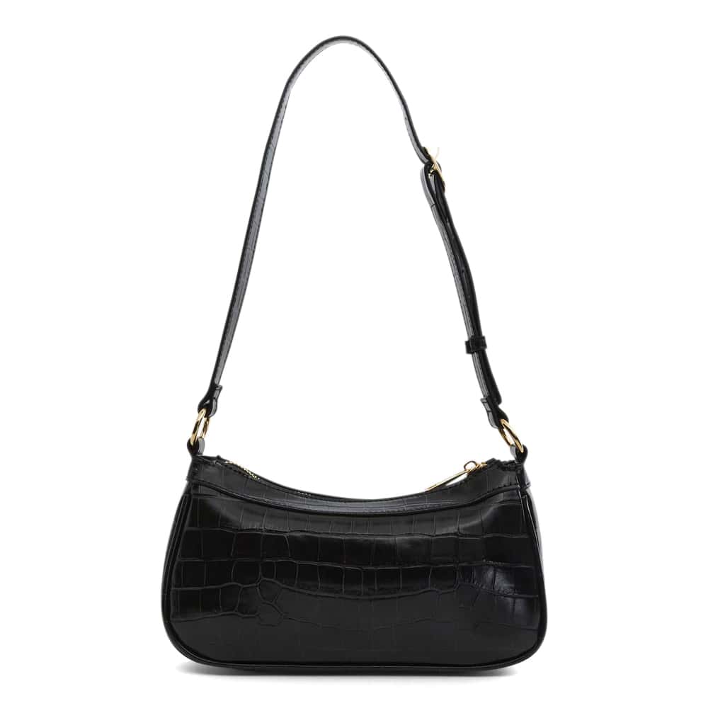 Lara Bag in Black Croc