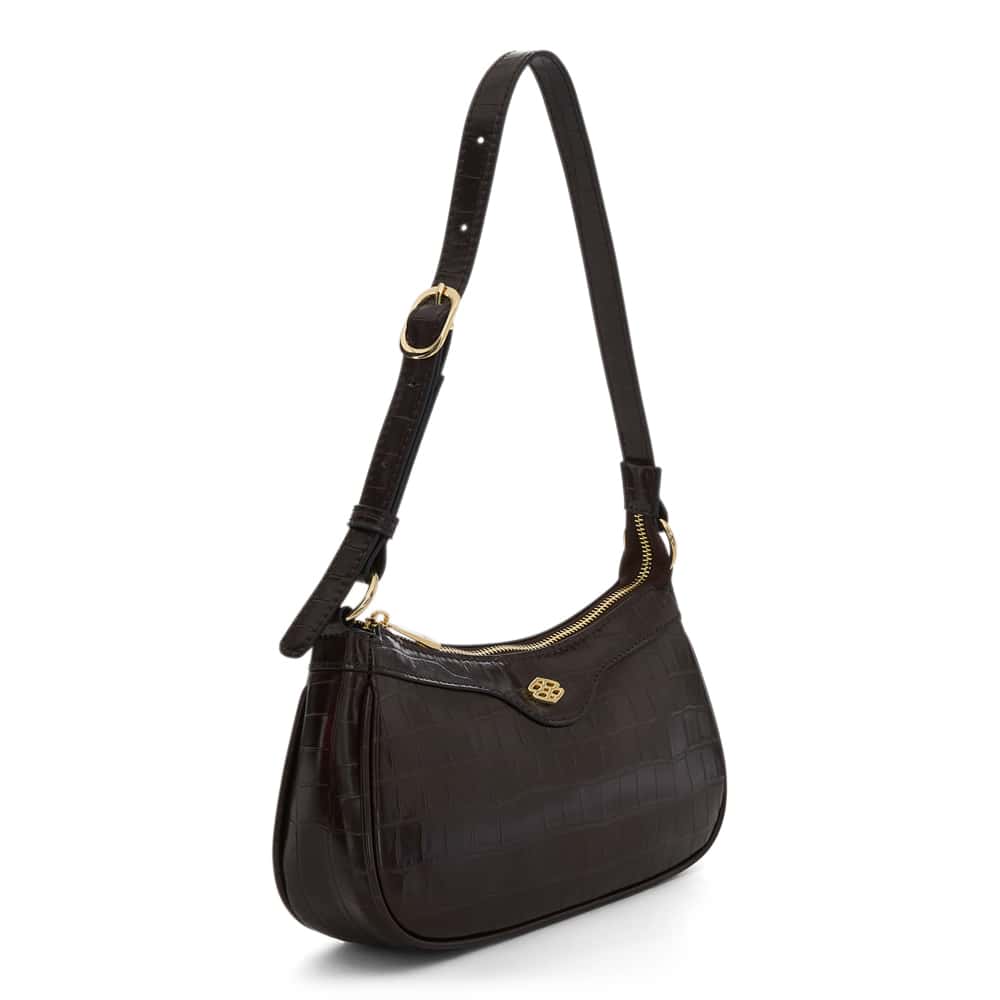 Lara Bag in Chocolate Croc Croc
