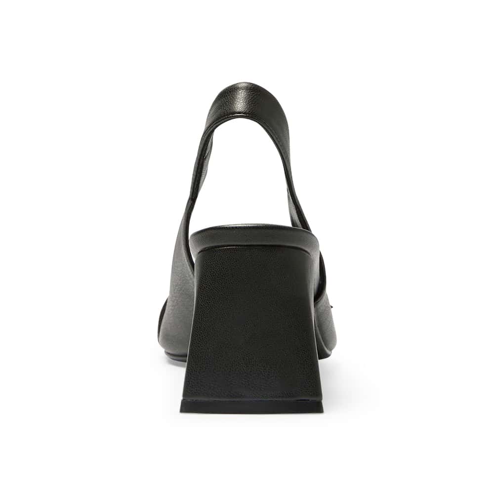 Legacy Heel in Black Smooth