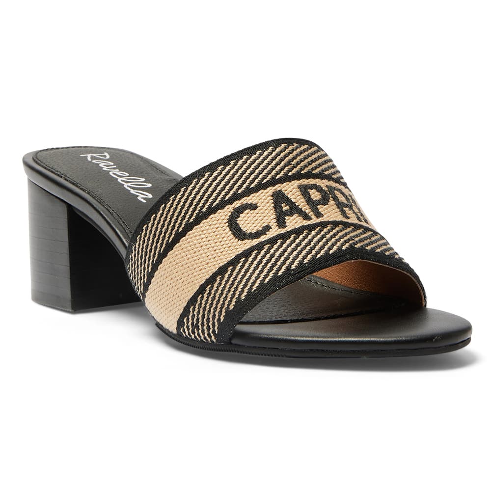 Liberty Heel in Black Multi