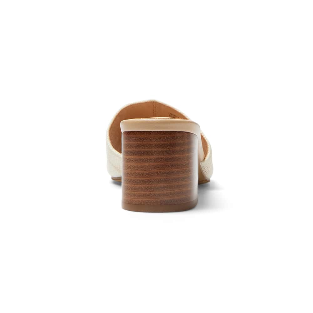 Liberty Heel in Bone Multi