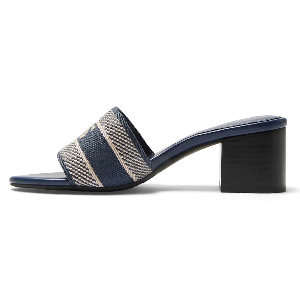 Liberty Heel in Navy