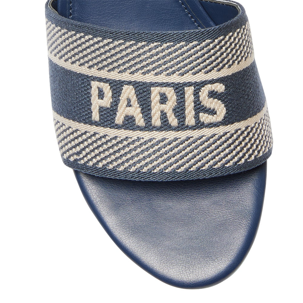 Liberty Heel in Navy