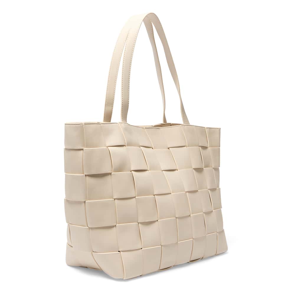 Lisa Tote in Beige Weave