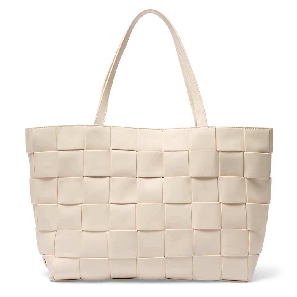 Lisa Tote in Beige Weave