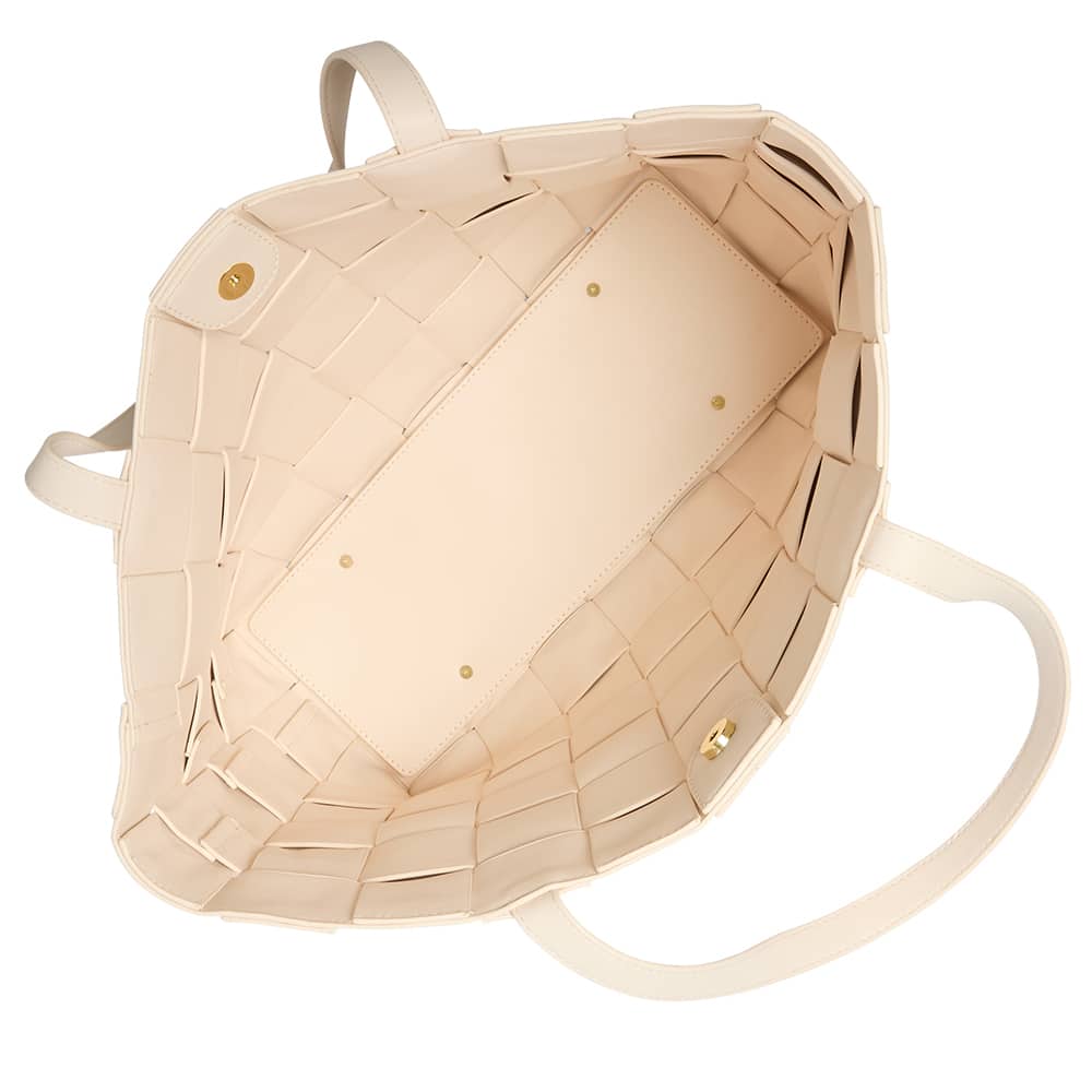 Lisa Tote in Beige Weave