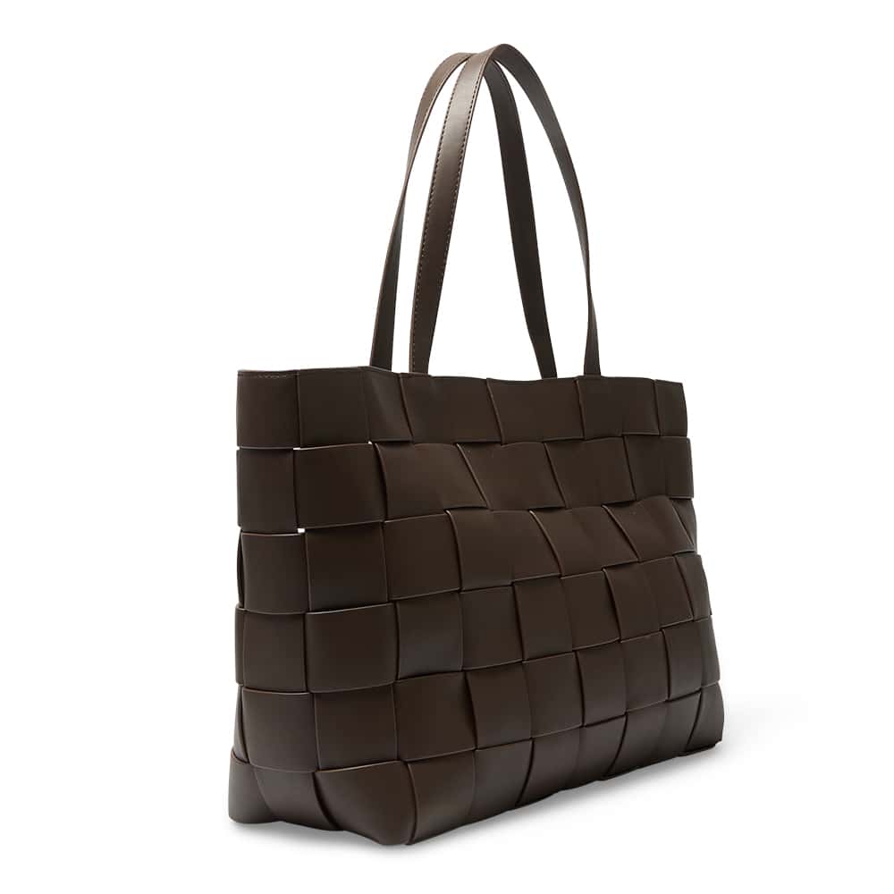 Lisa Tote in Chocolate Weave