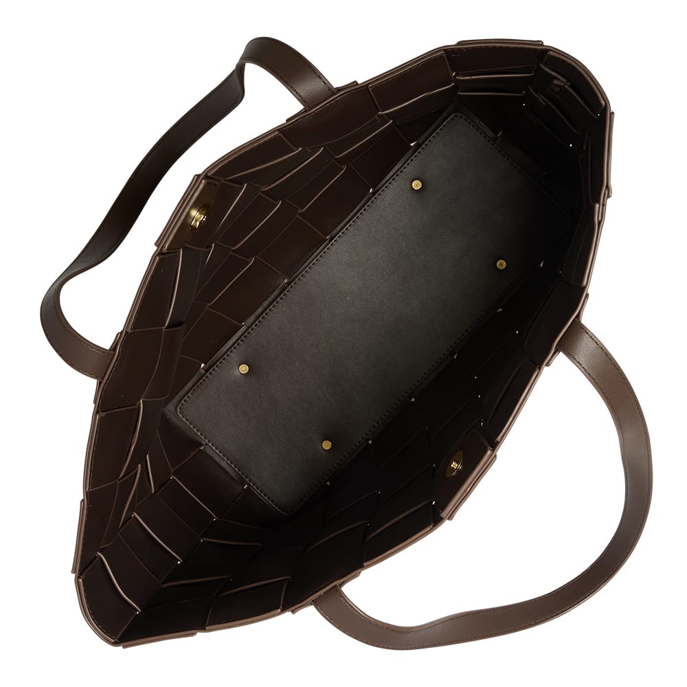 Lisa Tote in Chocolate Weave