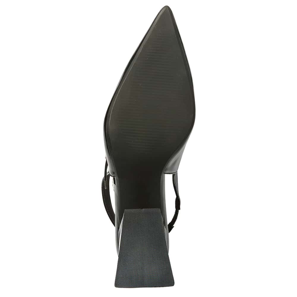 Loyal Heel in Black Patent