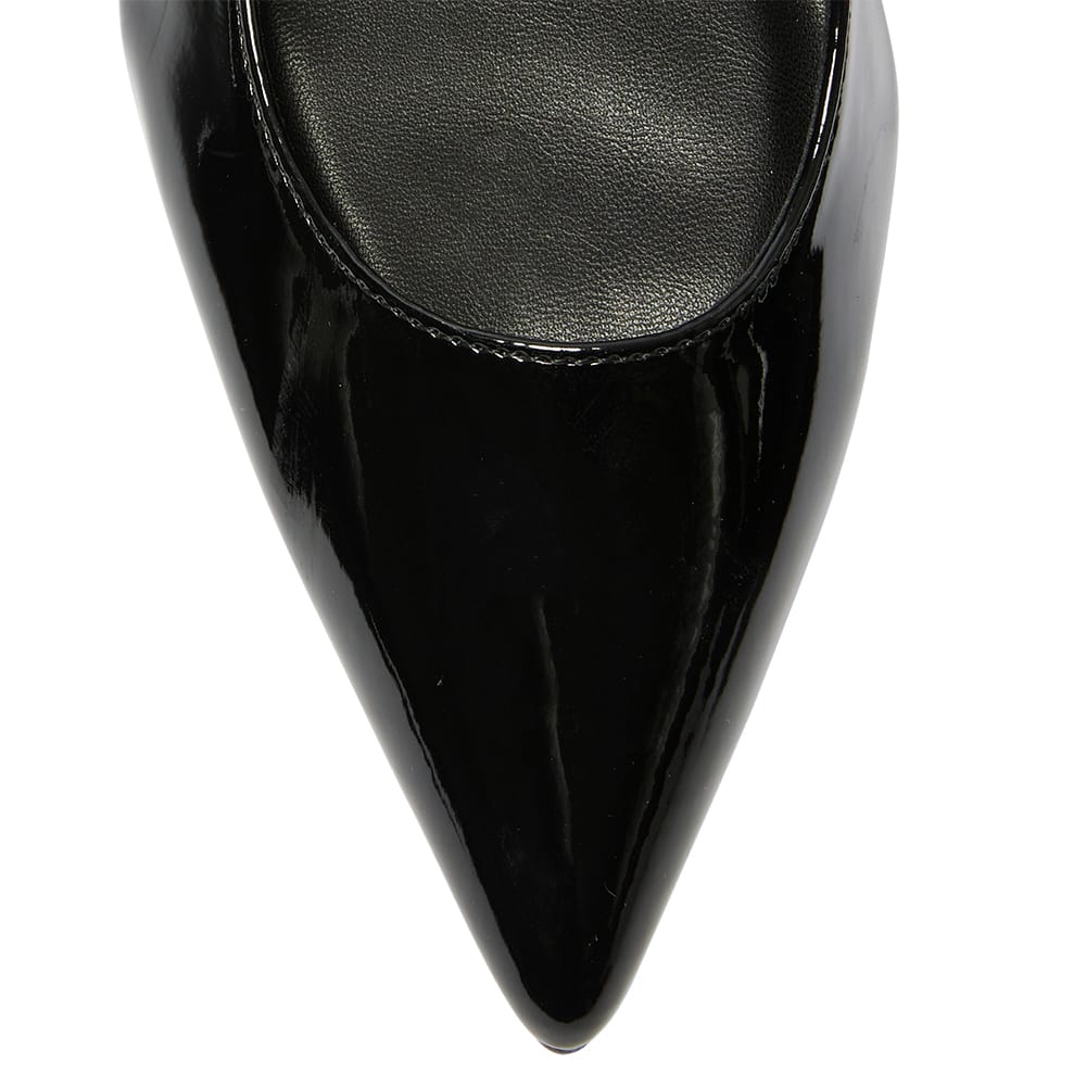 Loyal Heel in Black Patent