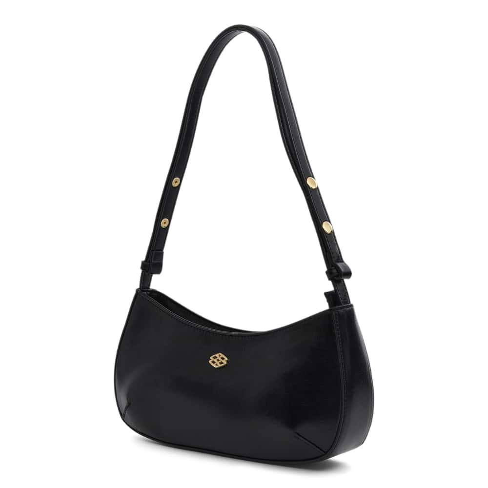 Luda Bag in Black Smooth