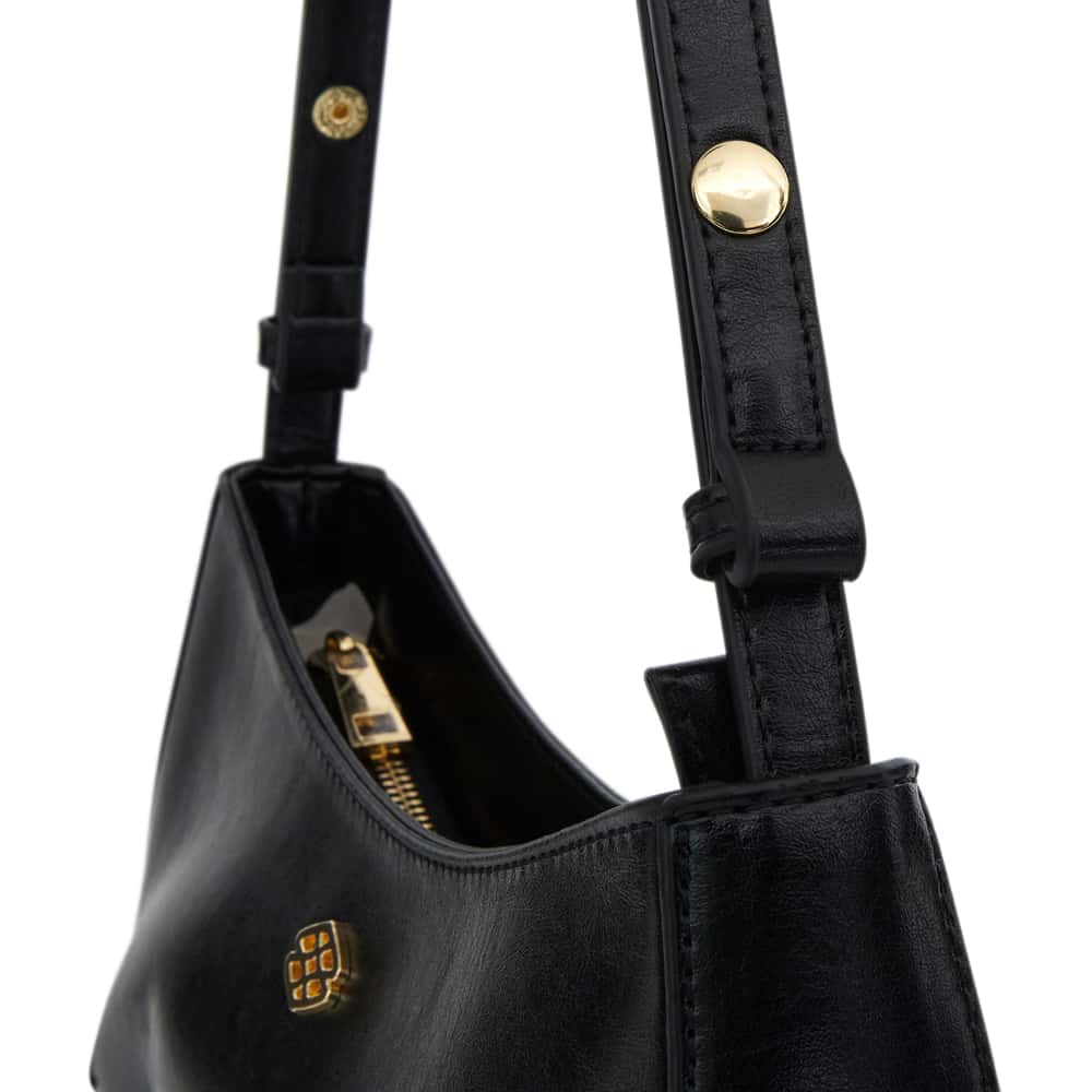 Luda Bag in Black Smooth