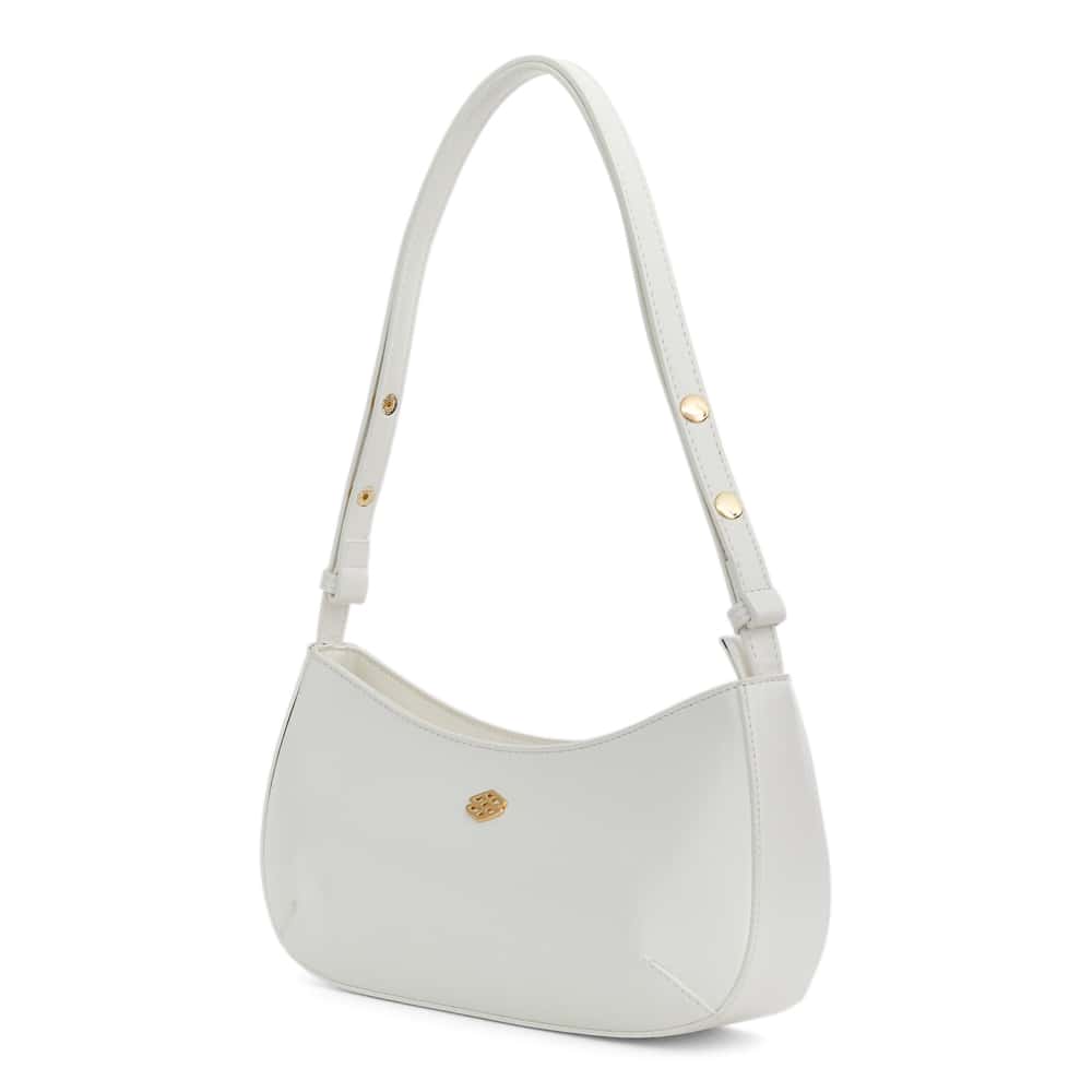 Luda Bag in White Smooth