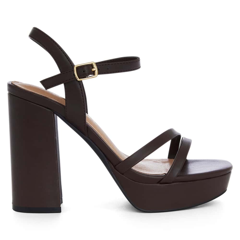 Lulu Heel in Chocolate Smooth