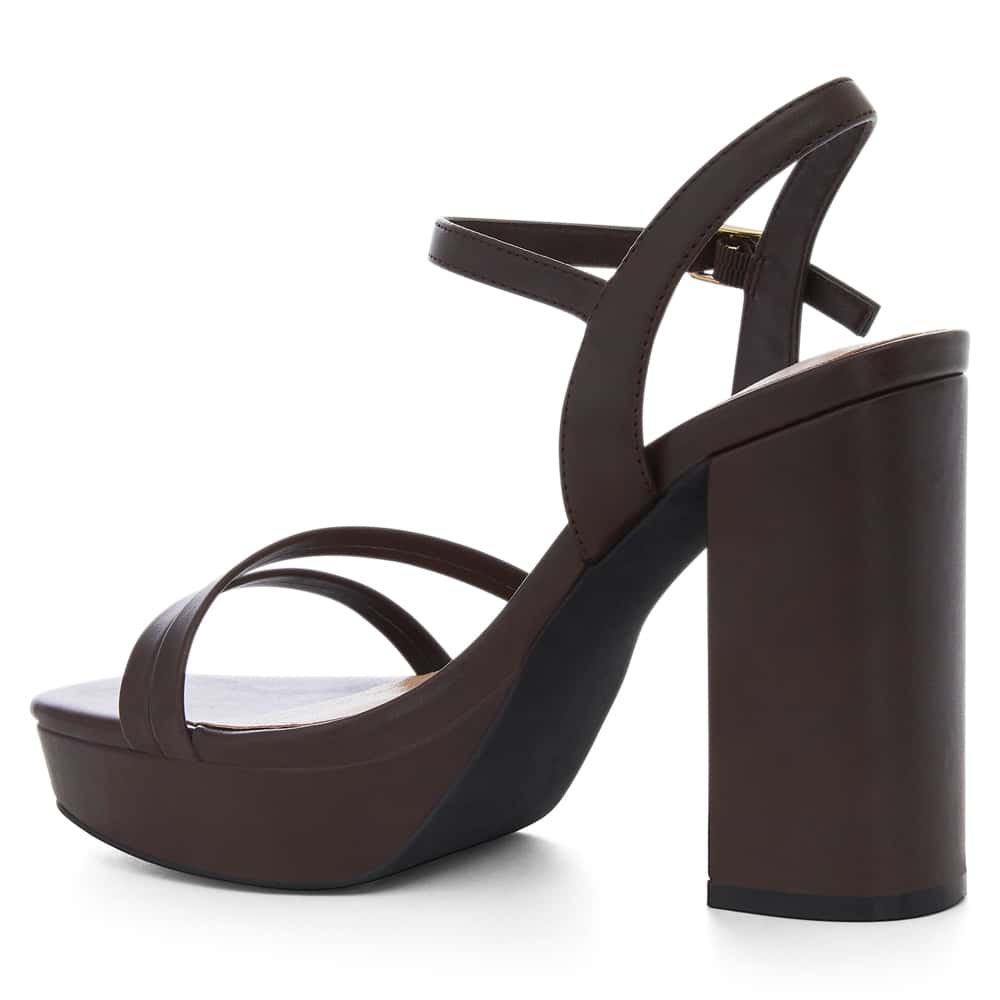 Lulu Heel in Chocolate Smooth