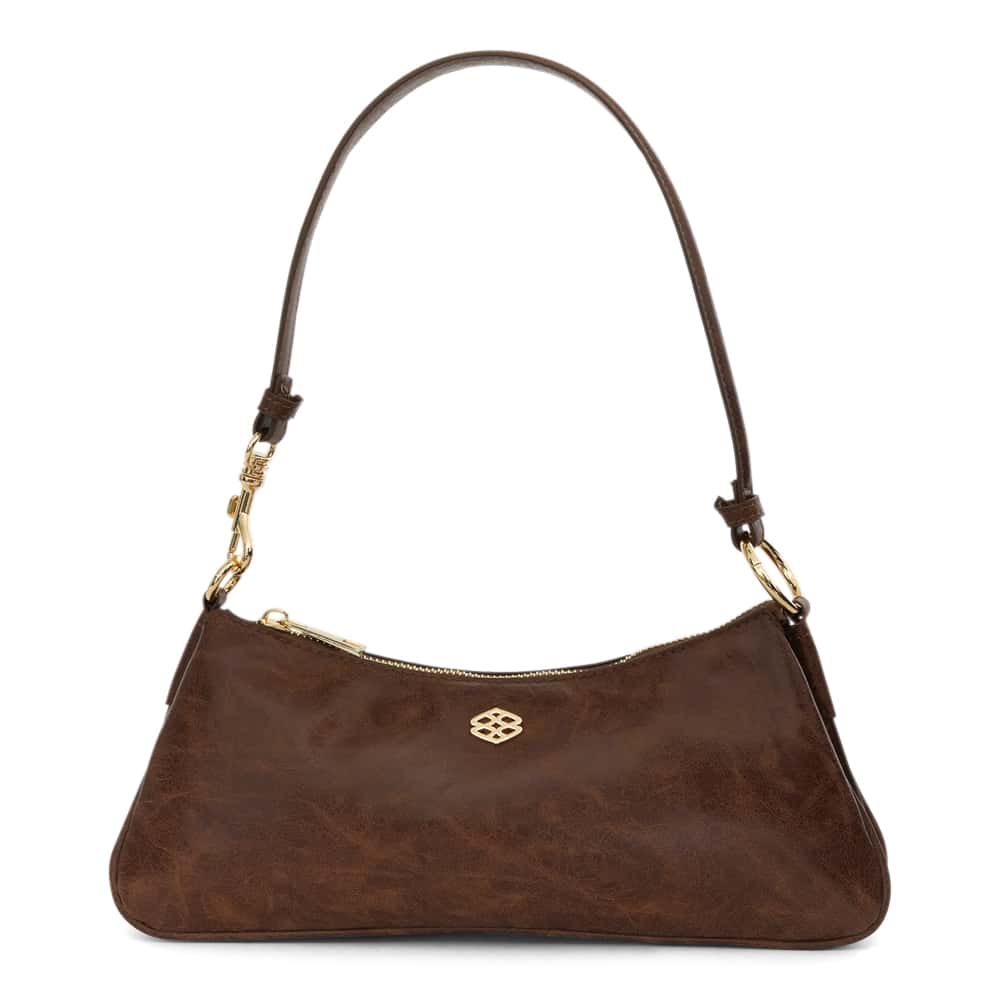 Lustre Bag in Chocolate Crinkle