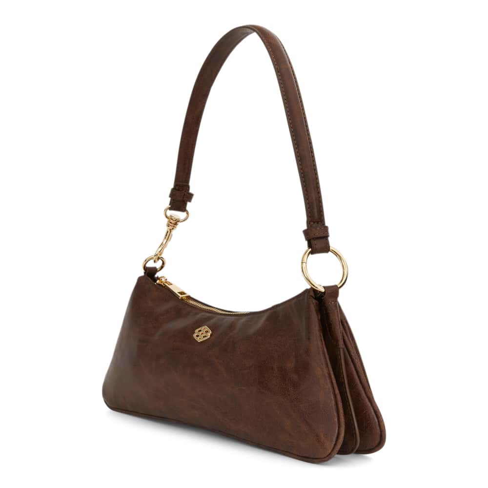 Lustre Bag in Chocolate Crinkle