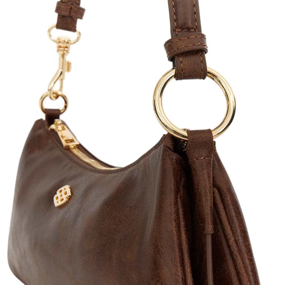 Lustre Bag in Chocolate Crinkle