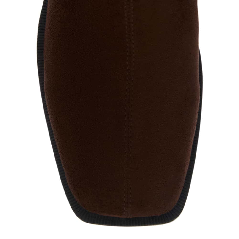 Lyon Boot in Chocolate  Micro