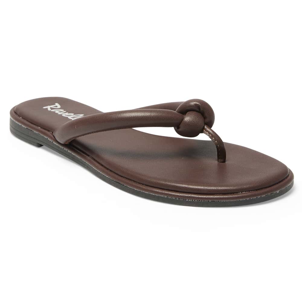 Maui Thongs in Chocolate Smooth