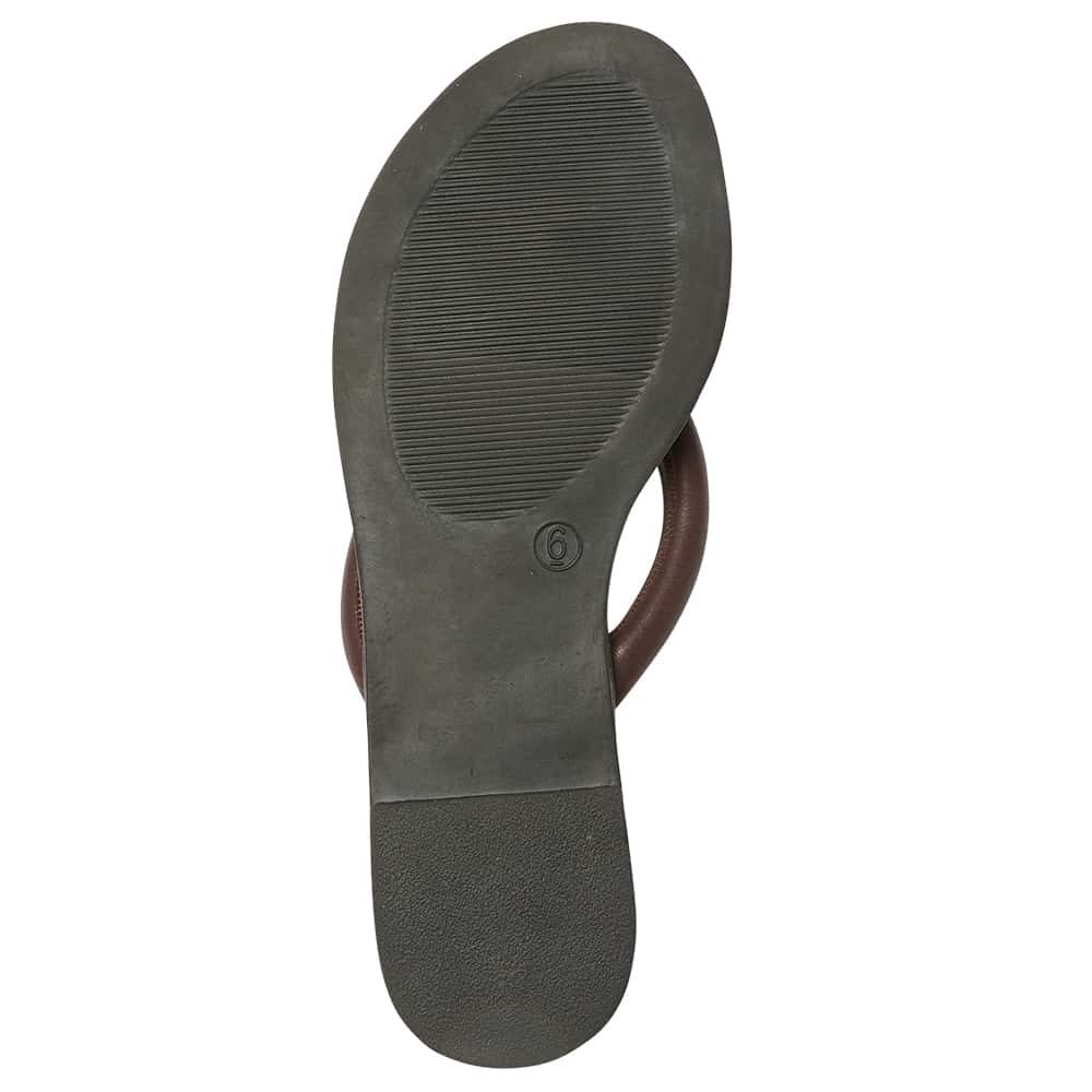 Maui Thongs in Chocolate Smooth