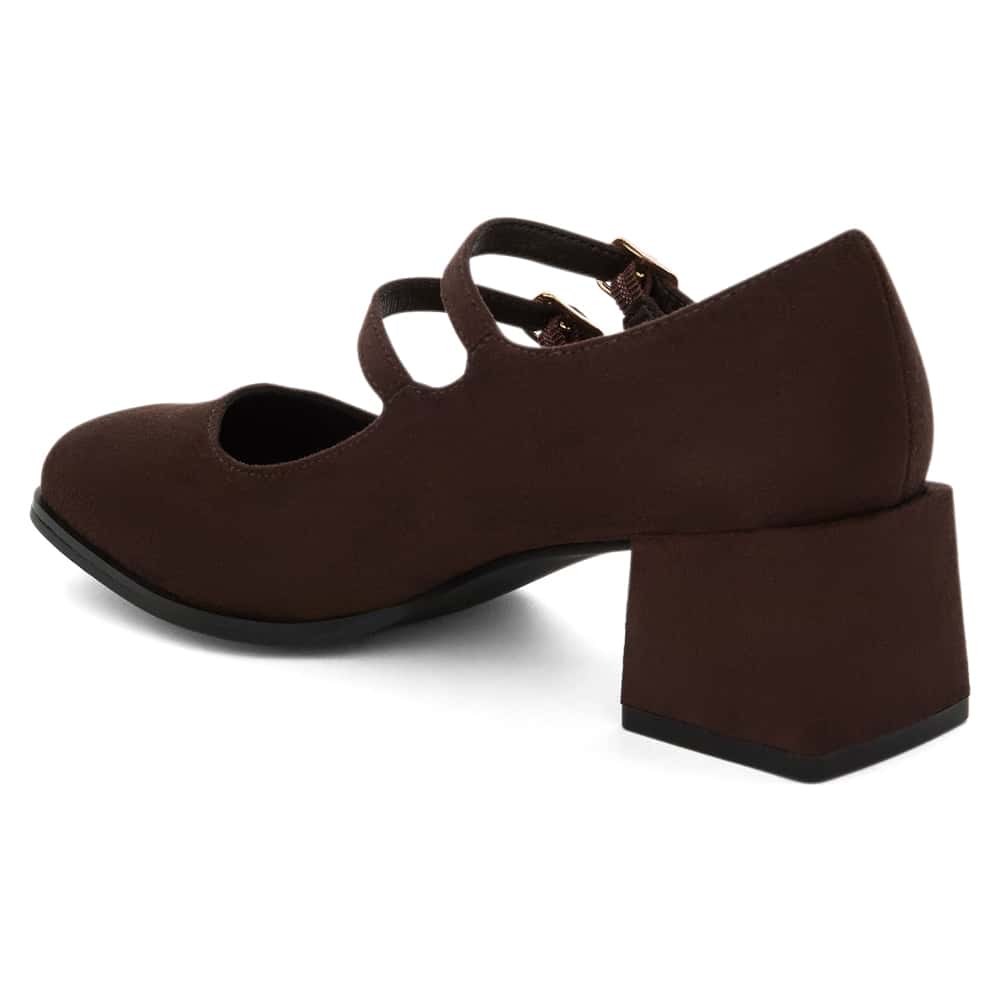 Metro Heel in Chocolate  Micro