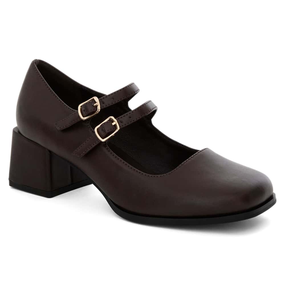 Metro Heel in Chocolate Smooth