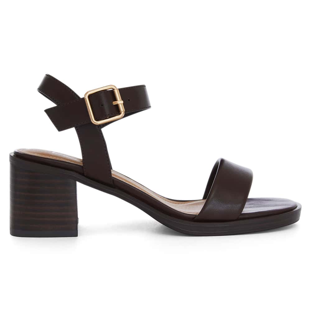 Mia Heel in Chocolate Smooth