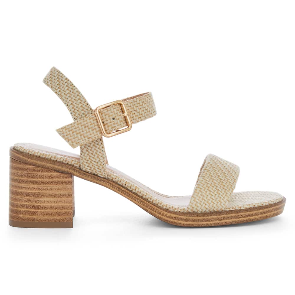 Mia Heel in Natural Smooth