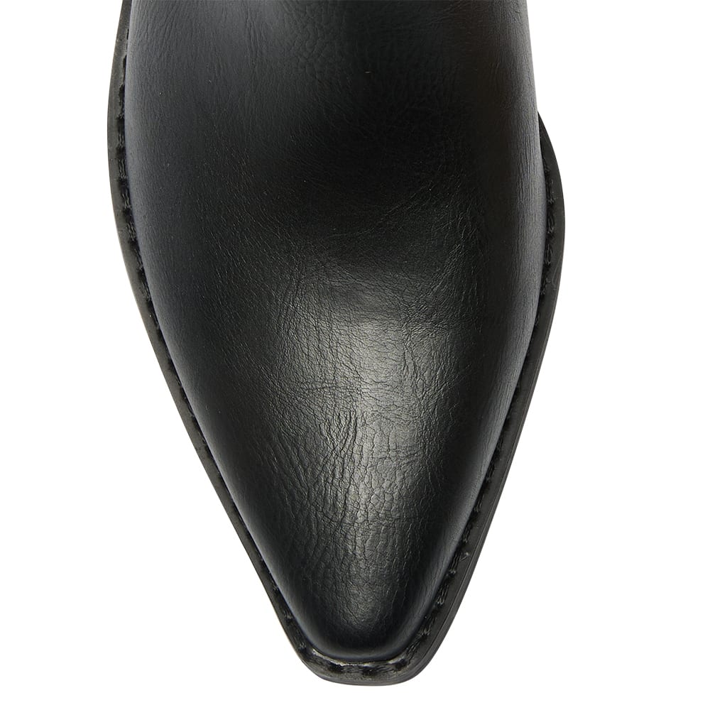 Montana Boot in Black Smooth