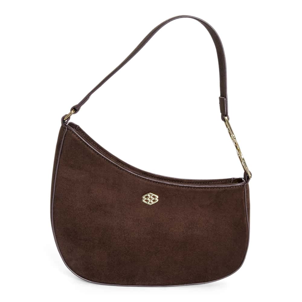 Nadia Bag in Chocolate Micro