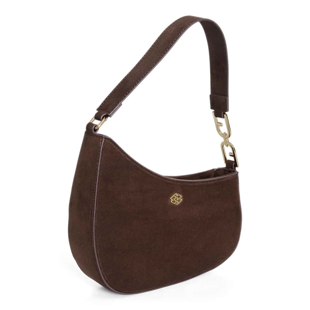 Nadia Bag in Chocolate Micro