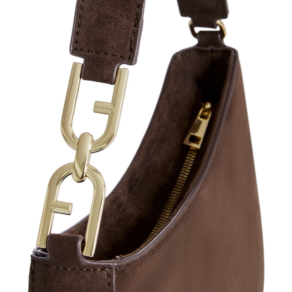 Nadia Bag in Chocolate Micro