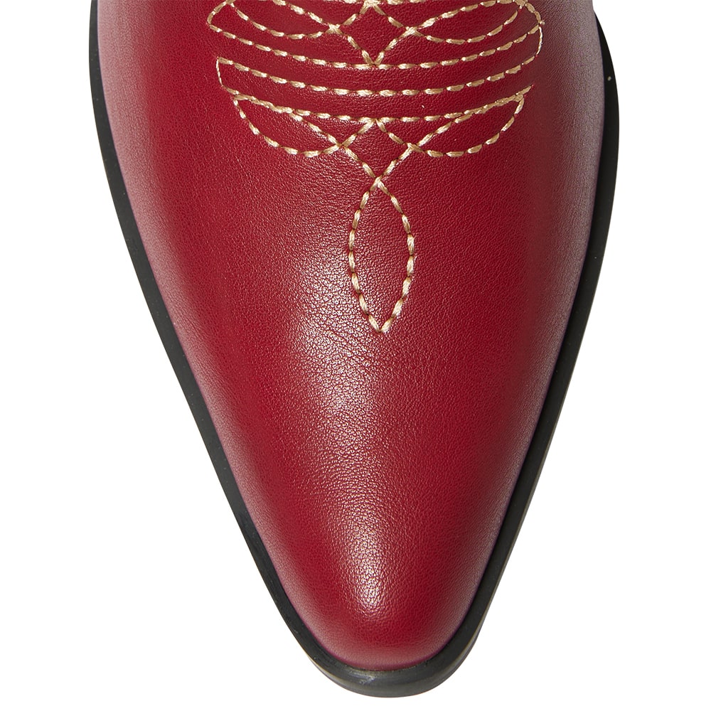 Nash Boot in Cherry Smooth