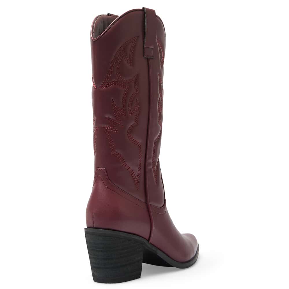 Nash Boot in Wine Smooth