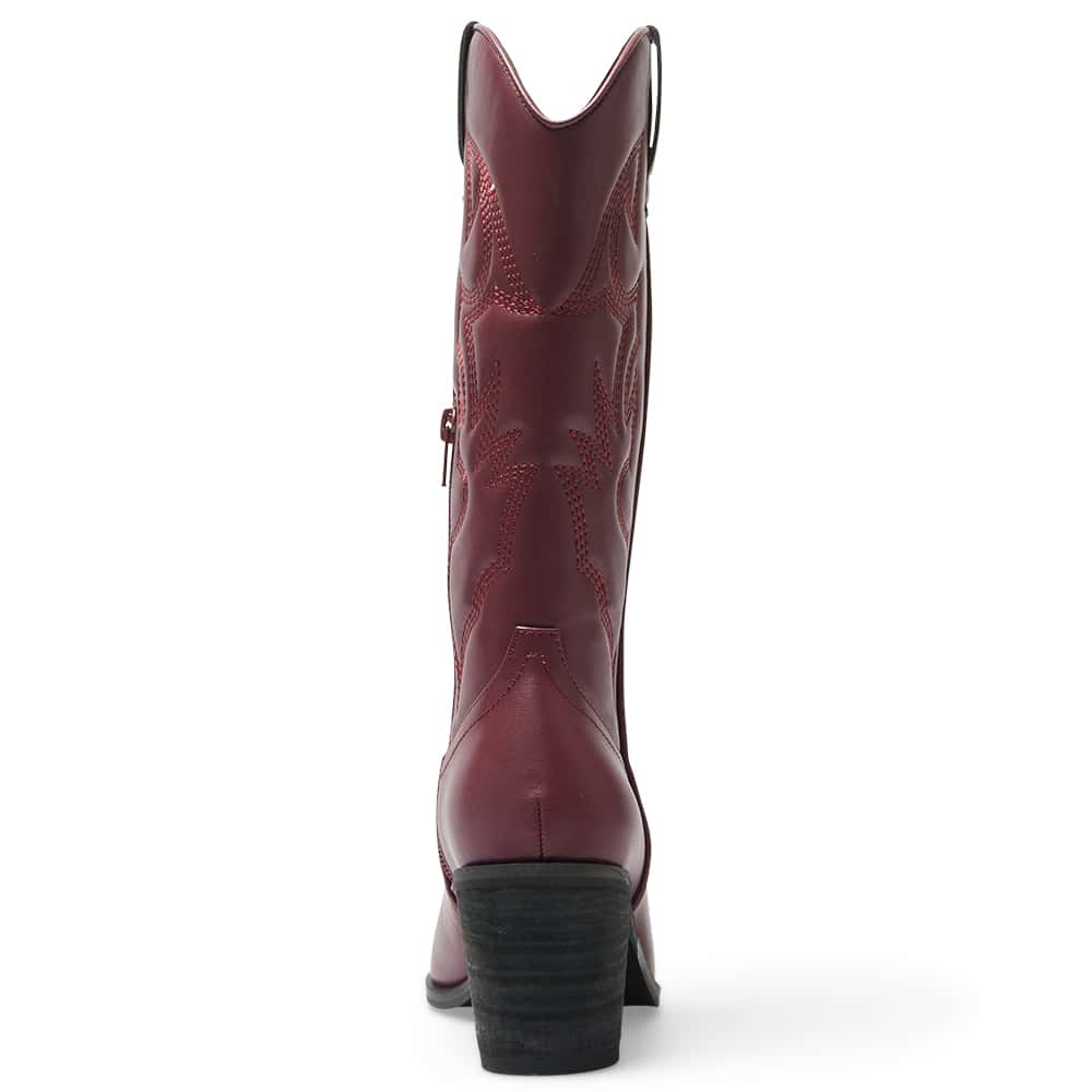 Nash Boot in Wine Smooth