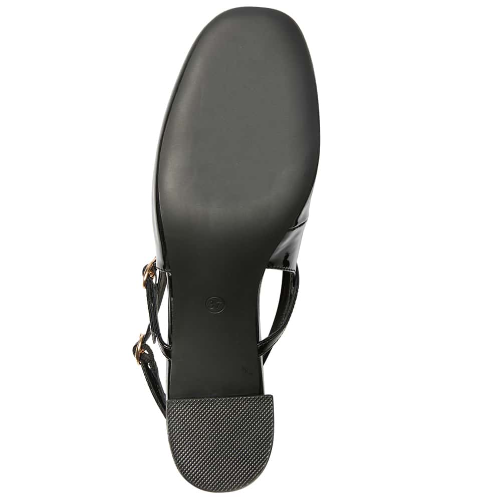 Natasha Heel in Black Patent