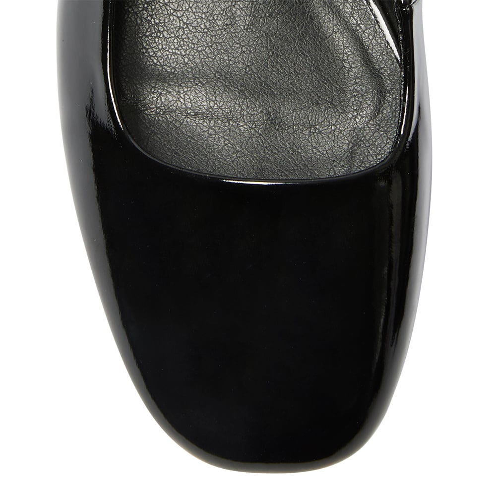 Natasha Heel in Black Patent