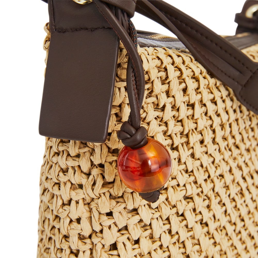 Nessa Bag in Chocolate/natural