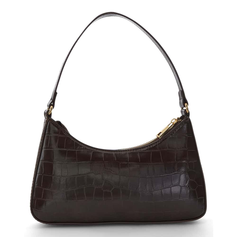 Nicole Bag in Chocolate Croc Croc