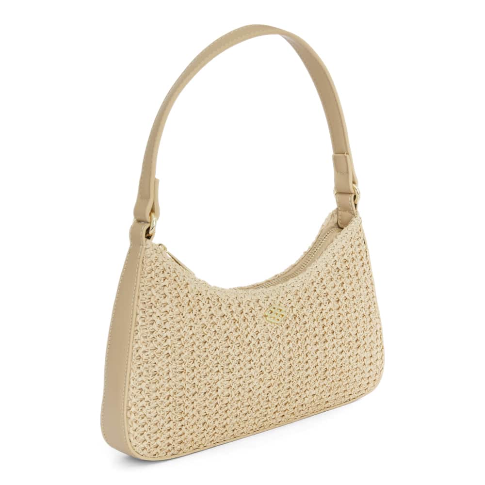 Nicole Bag in Nude/raffia Raffia
